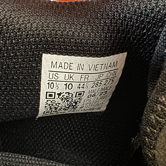 Adidas | RARE Impact FLX 2 TF “Venom” Black Colorway Spider-man Sneakers Sz 10.5 - Picture 14 of 14